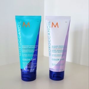 Moroccan Oil Blonde Perfecting Shampoo and Conditioner Travel Size
